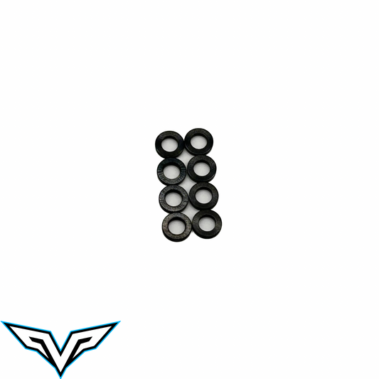 1mm Aluminum Spacer - M3 (8)