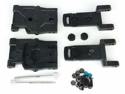 Custom Works Adjustable Rear Arms Modified to fit TLR based cars